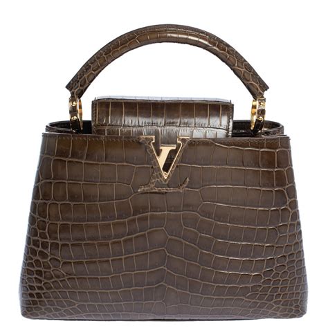 louis vuitton crocodile handbag|louis vuitton alligator bag.